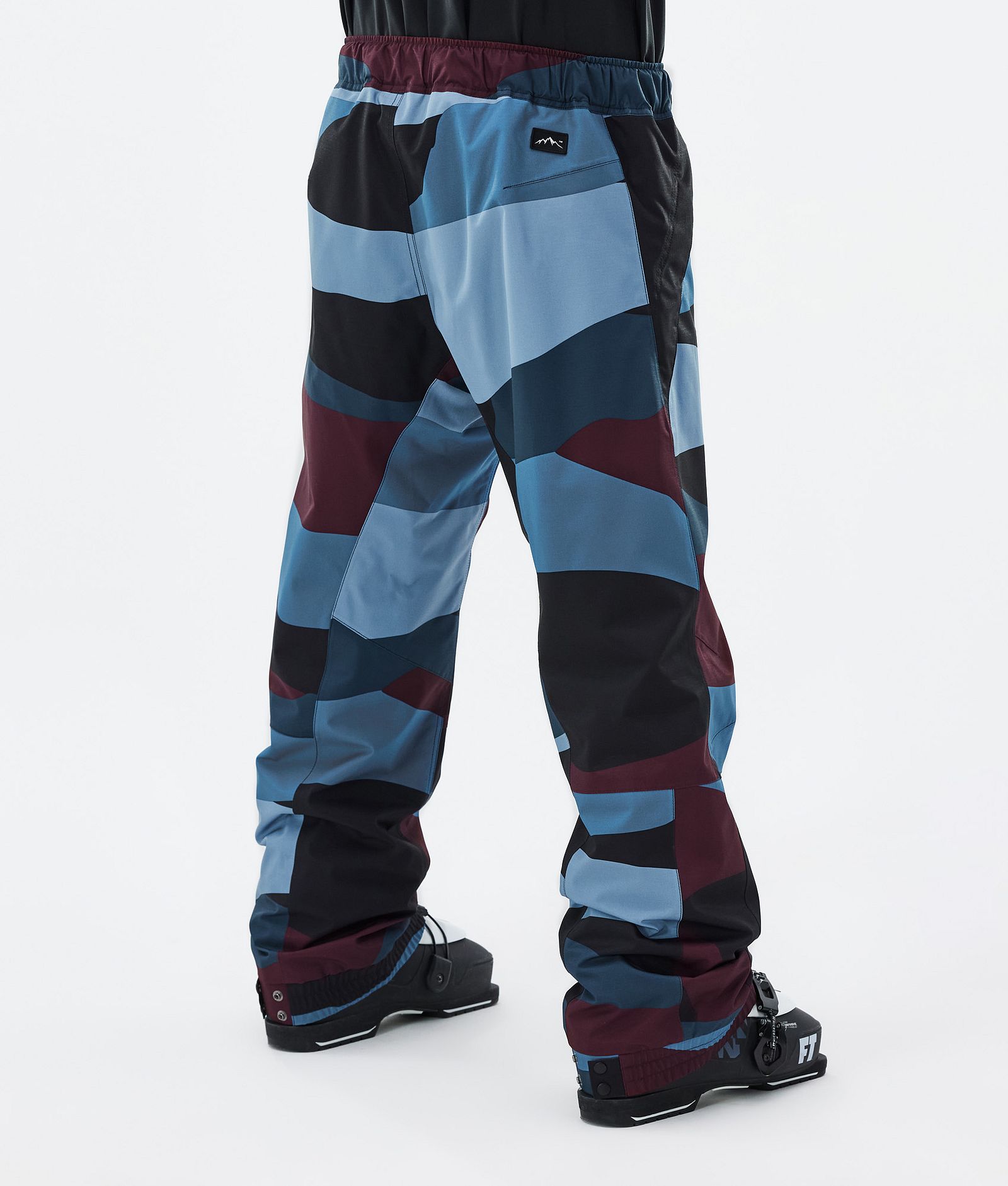 Blizzard Pantalon de Ski Homme Shards Burgundy Blue, Image 4 sur 5