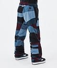 Blizzard Snowboard Pants Men Shards Burgundy Blue, Image 4 of 5