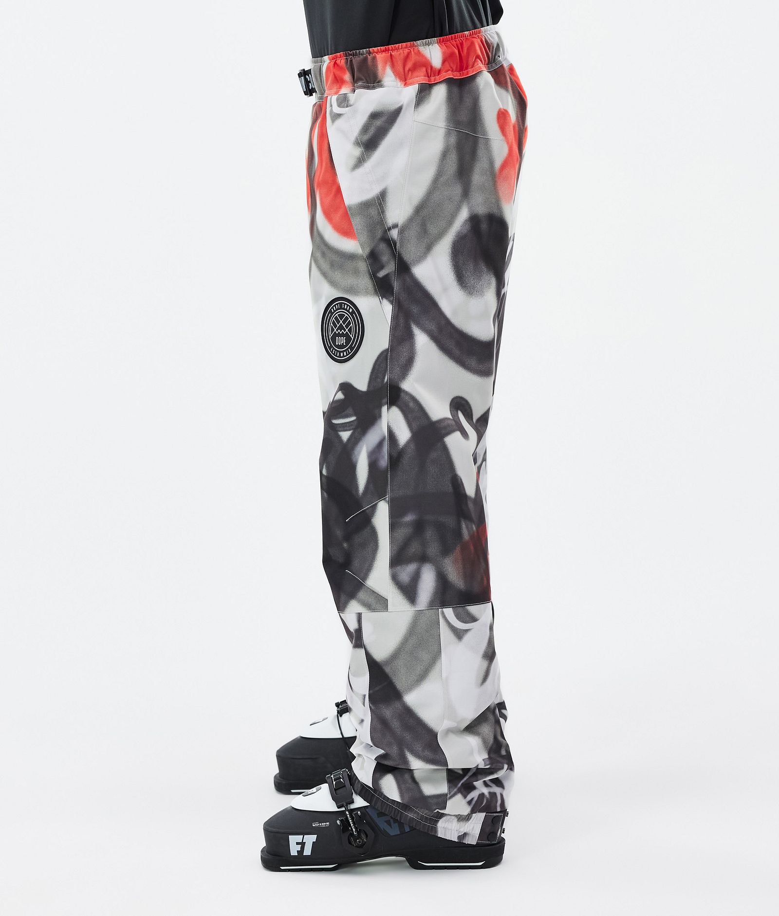 Blizzard Ski Pants Men Spray Black Red, Image 3 of 5