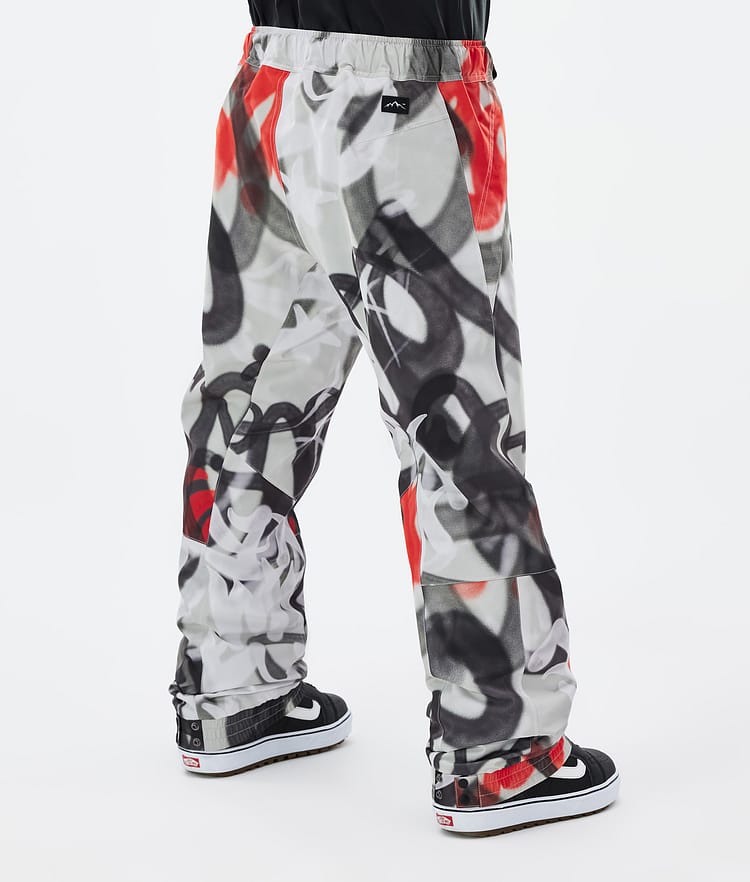 Blizzard Snowboard Pants Men Spray Black Red, Image 4 of 5