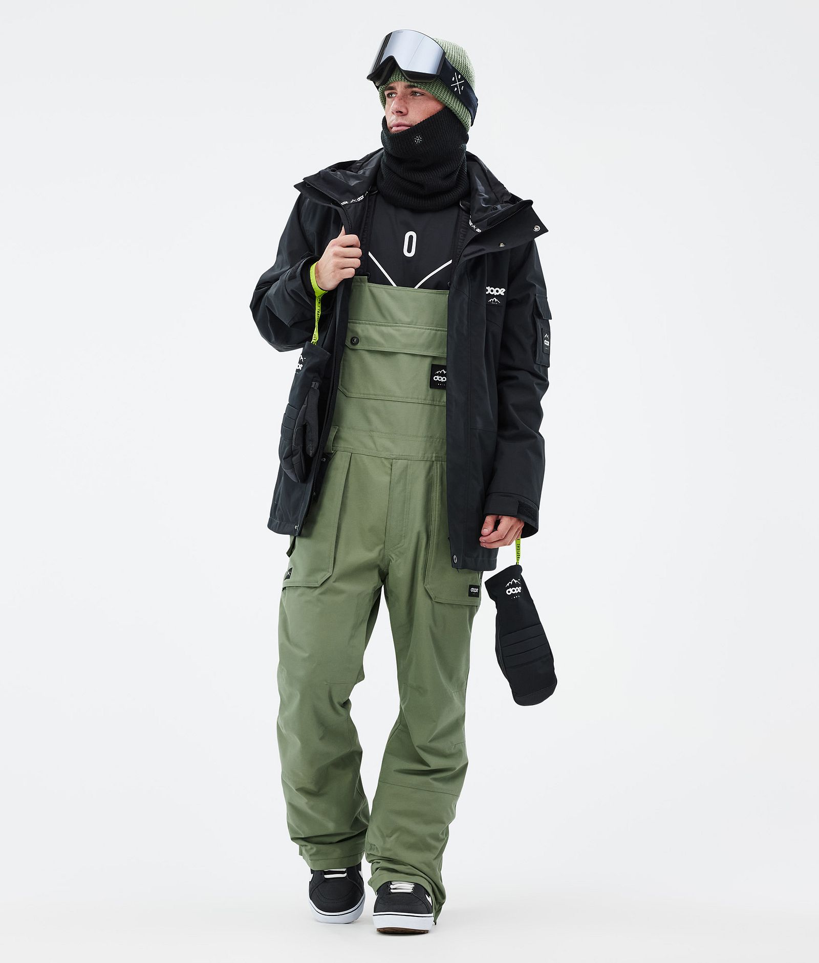 Notorious B.I.B Snowboardbyxa Herr Moss Green, Bild 2 av 7