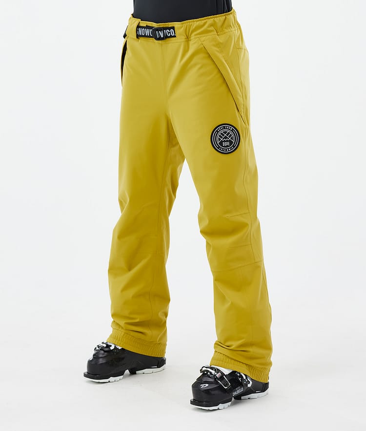 Blizzard W Pantaloni Sci Donna Yellow, Immagine 1 di 5