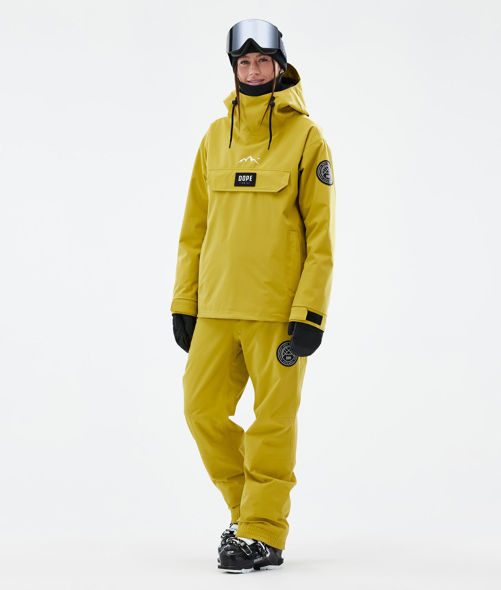 Blizzard W Pantaloni Sci Donna Yellow, Immagine 2 di 5