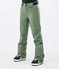 Con W Pantaloni Snowboard Donna Moss Green, Immagine 1 di 6