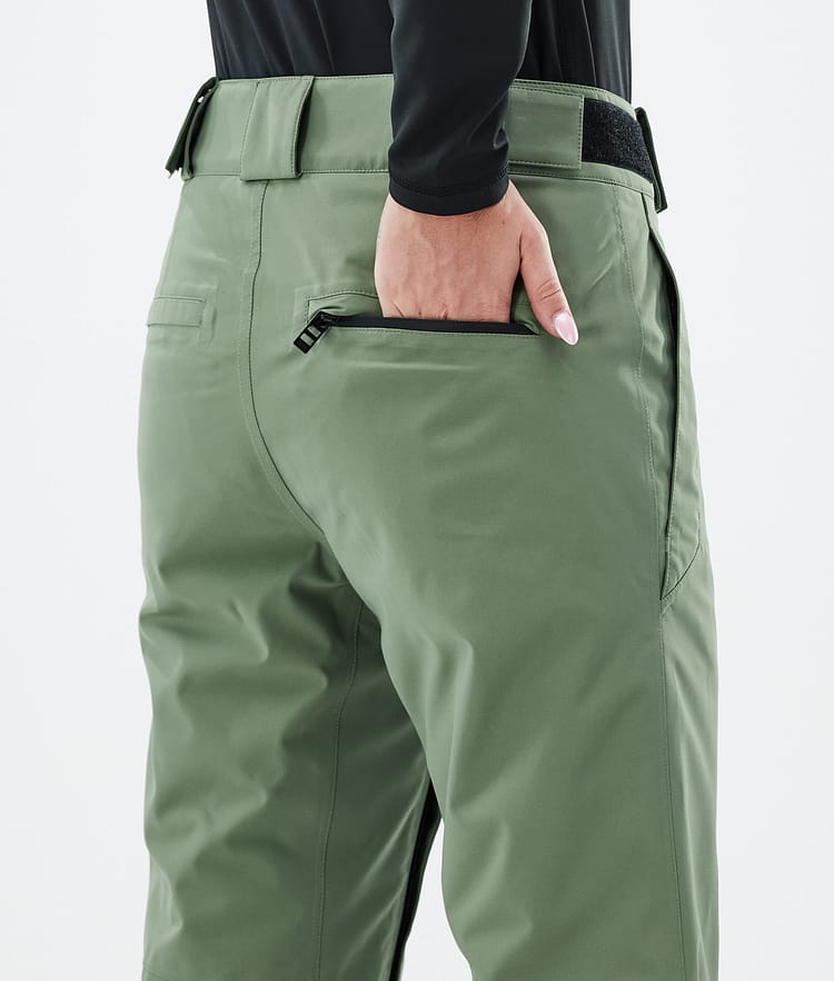 Con W Pantalon de Ski Femme Moss Green, Image 6 sur 6