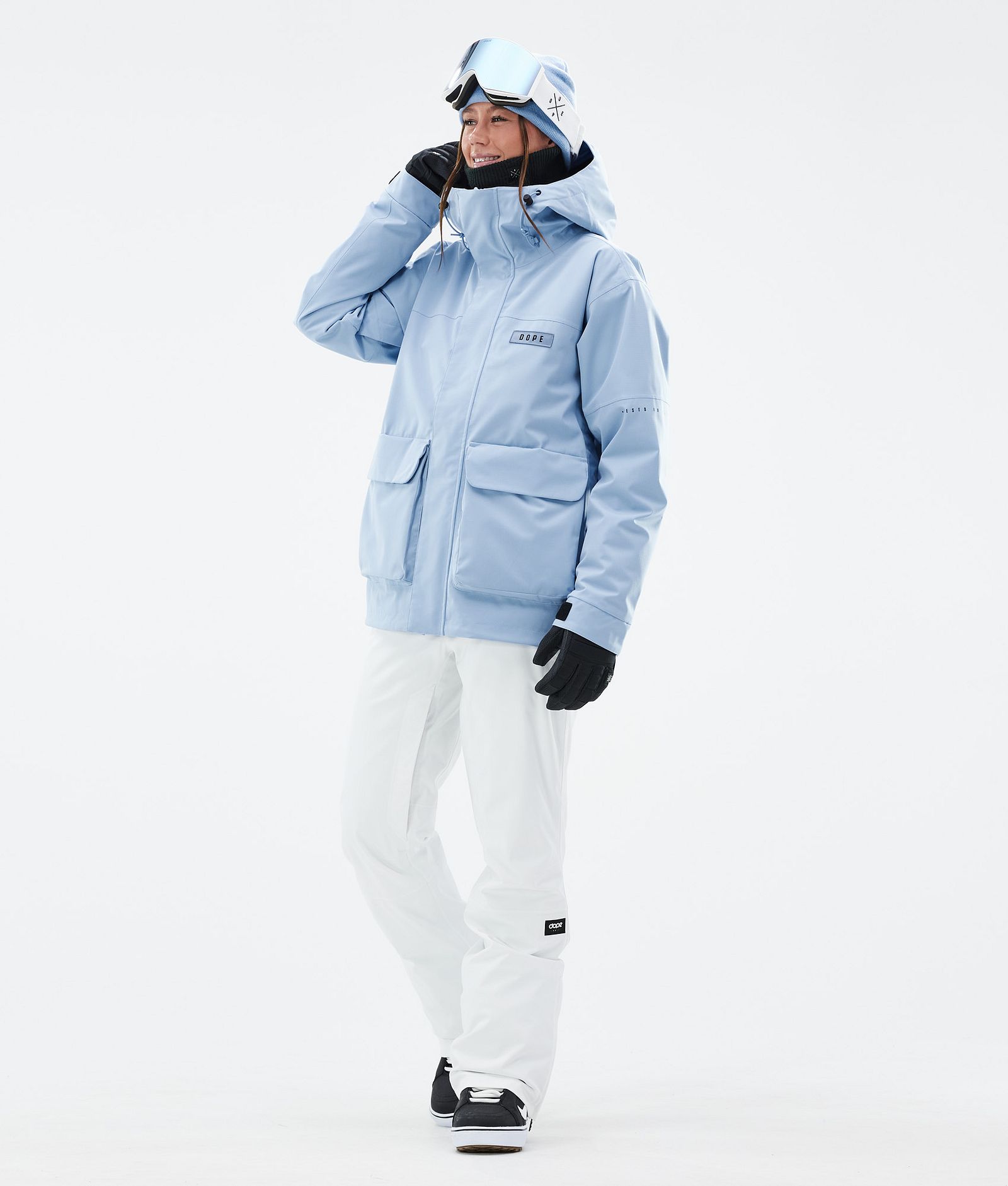 Con W Snowboardhose Damen Whitish, Bild 2 von 6