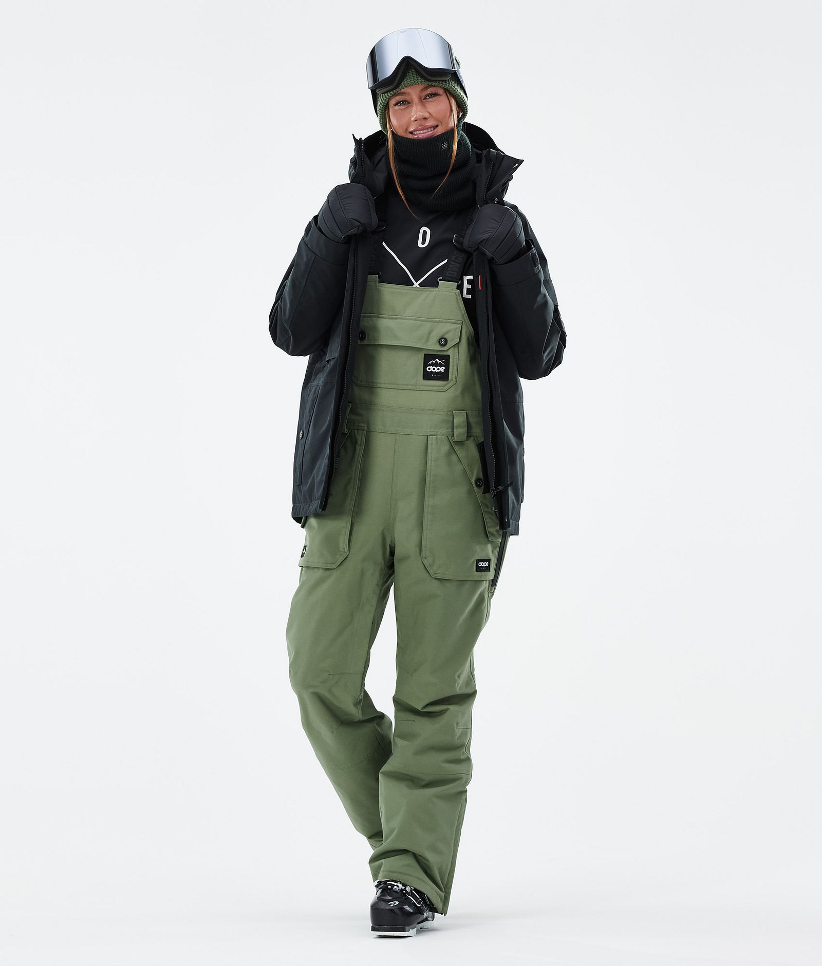 Notorious B.I.B W Skibukse Dame Moss Green, Bilde 2 av 7