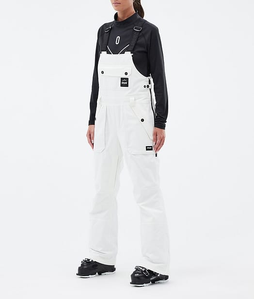 Notorious B.I.B W Pantalon de Ski Femme Whitish