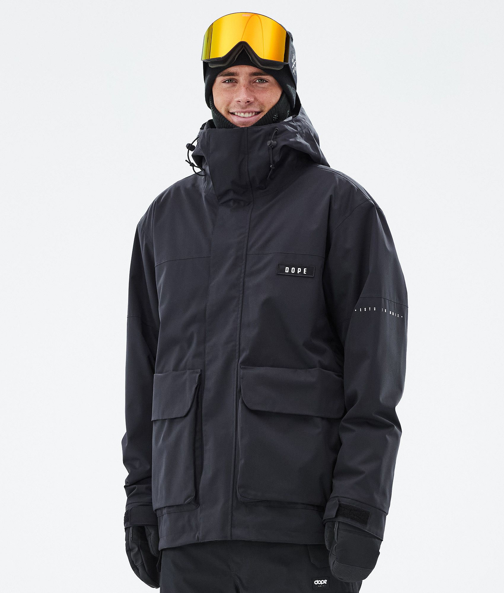 NWT high quality Dope Men's US Large Adept Snow Jacket Black