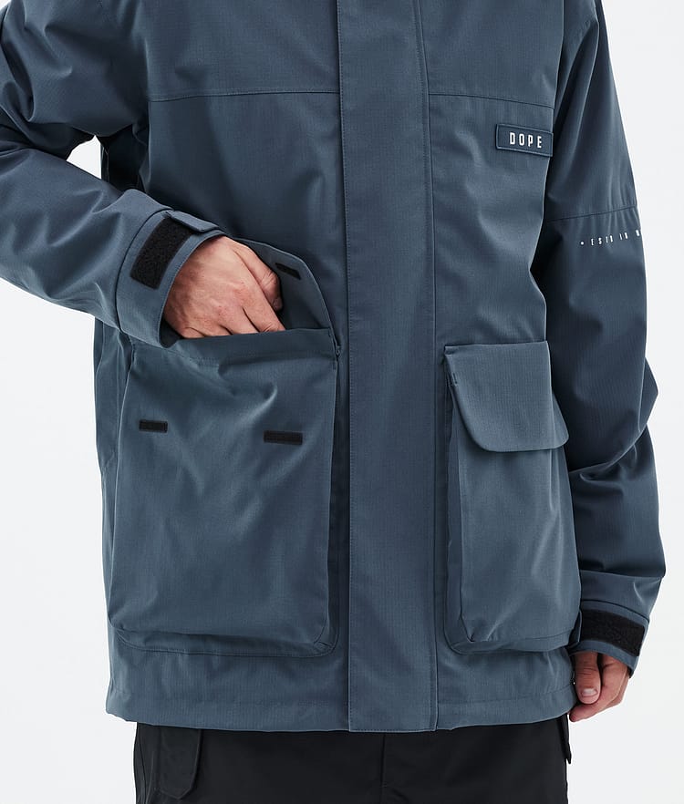 Acme Ski Jacket Men Metal Blue, Image 8 of 9