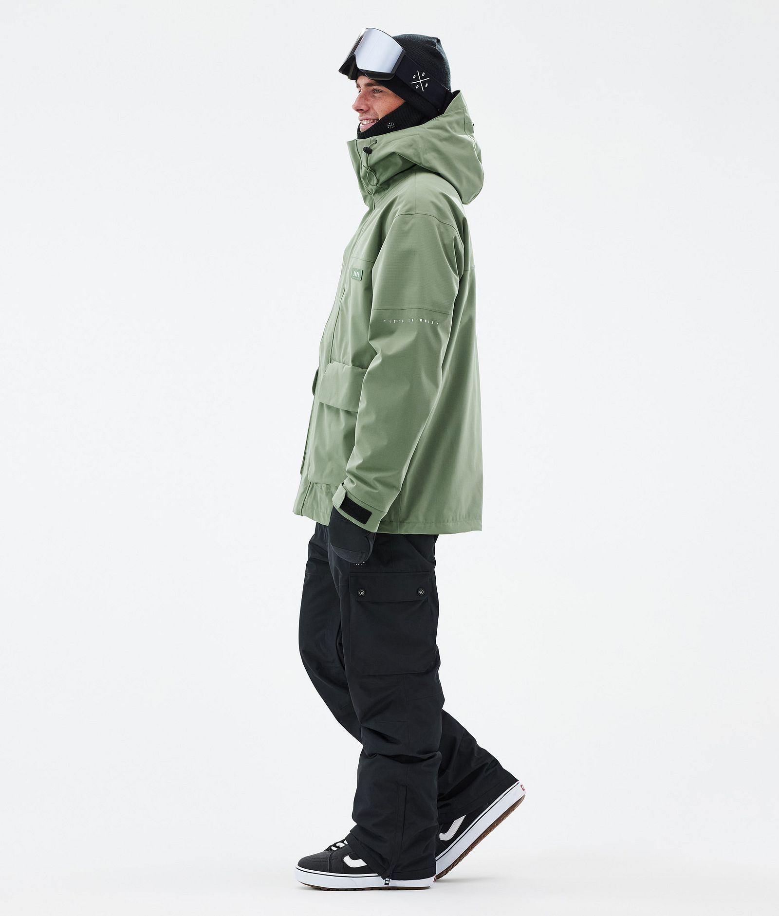 Acme Snowboardjakke Herre Moss Green, Bilde 3 av 9