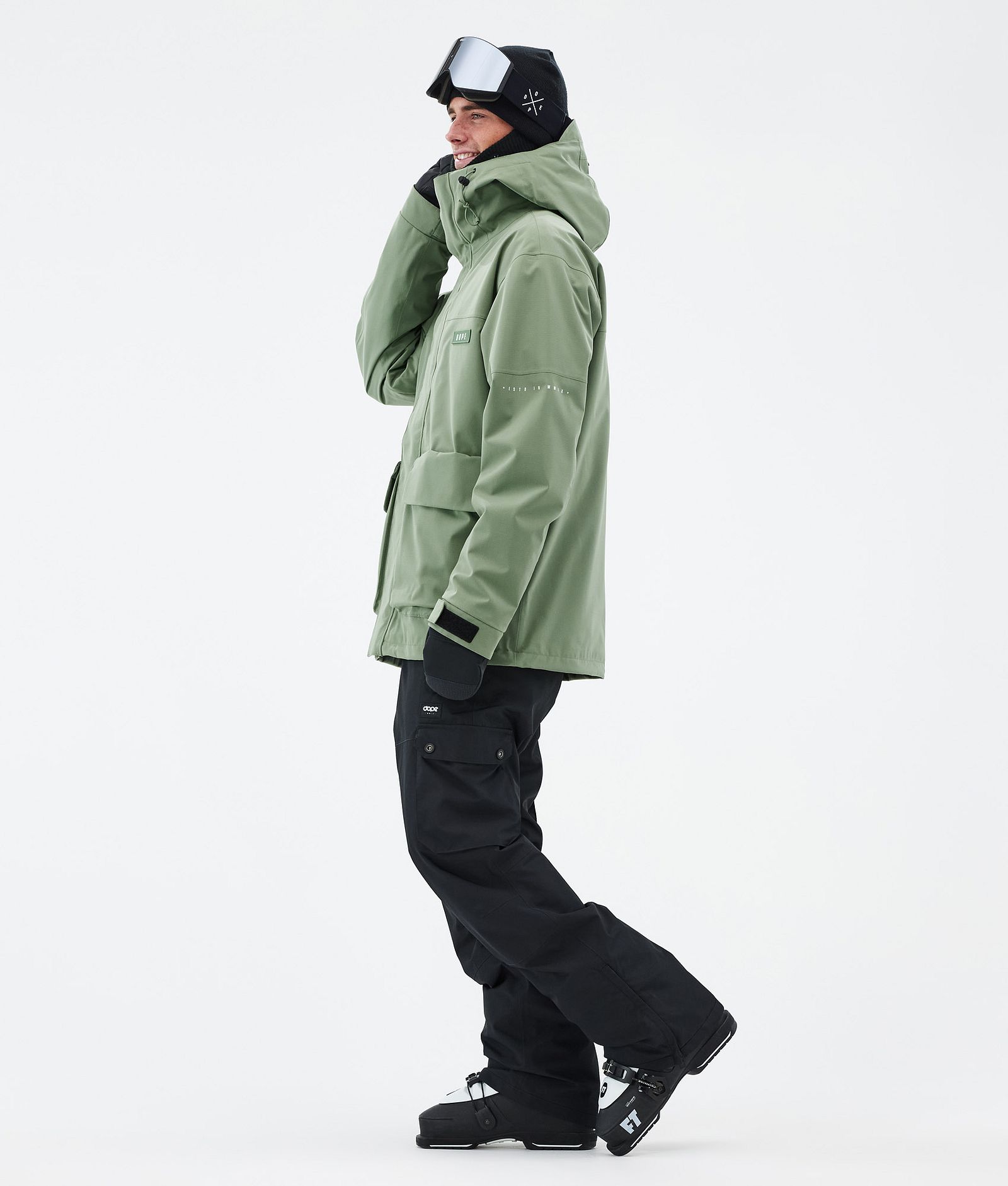 Acme Ski Jacket Men Moss Green, Image 3 of 9