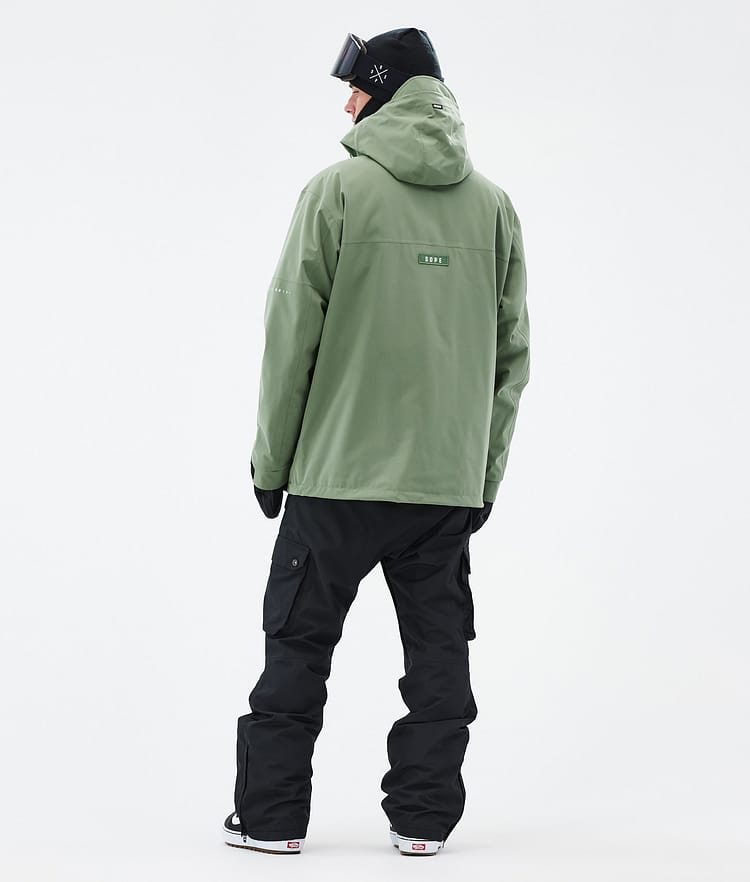 Acme Snowboardjakke Herre Moss Green, Bilde 4 av 9