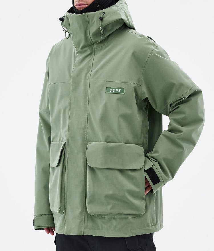 Acme Snowboardjakke Herre Moss Green, Billede 7 af 9