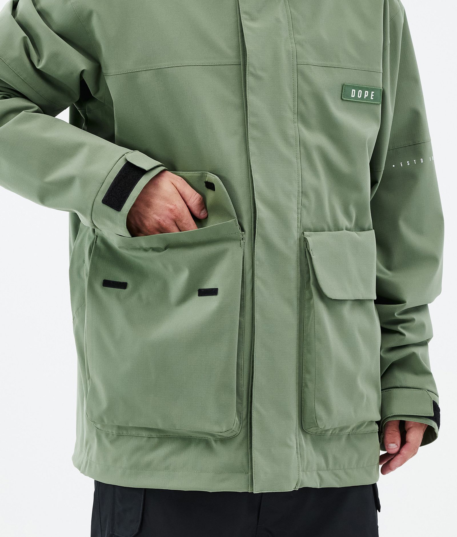 Acme Ski Jacket Men Moss Green, Image 8 of 9