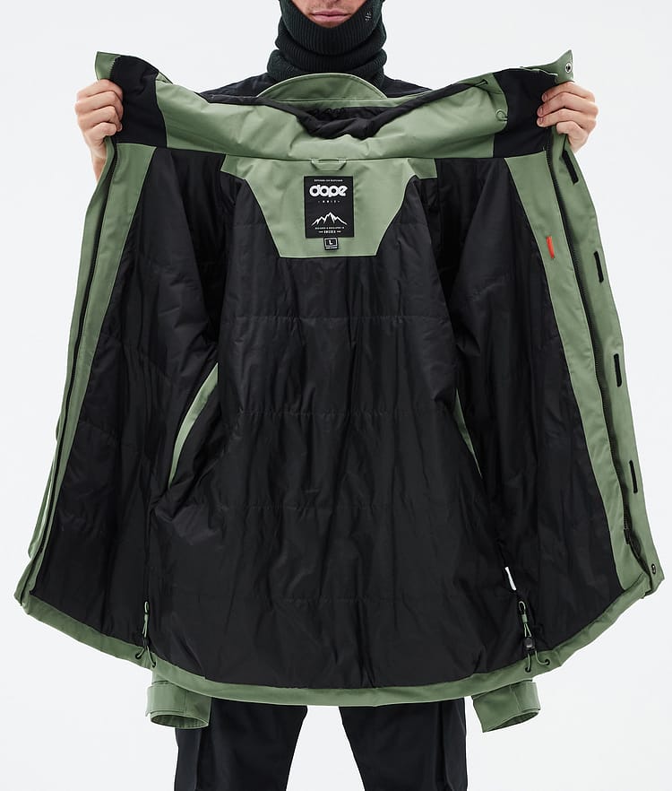 Acme Ski Jacket Men Moss Green, Image 9 of 9