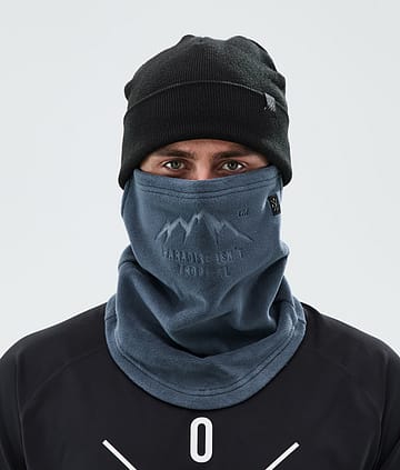 Cozy Tube Facemask Metal Blue