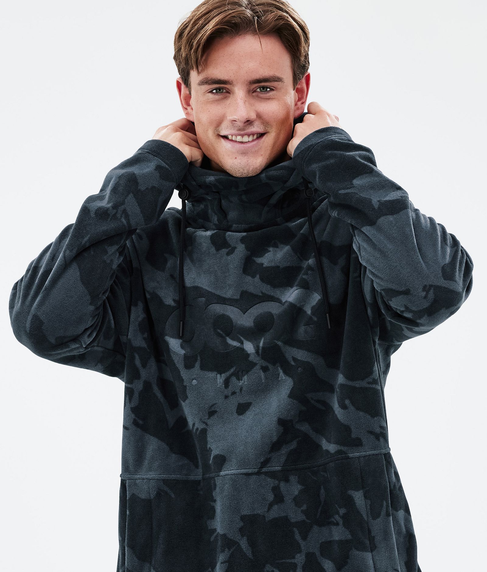 Cozy II Fleece-hoodie Herre Metal Blue Camo, Billede 2 af 7