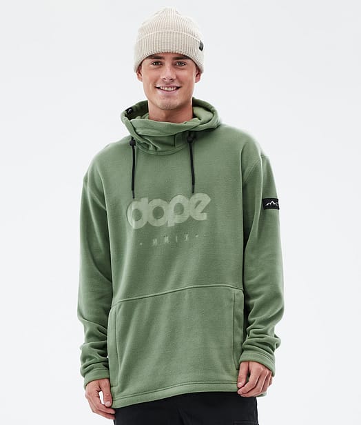 Cozy II Fleece-hoodie Herre Moss Green