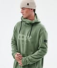 Cozy II Fleece-hoodie Herre Moss Green, Billede 2 af 7