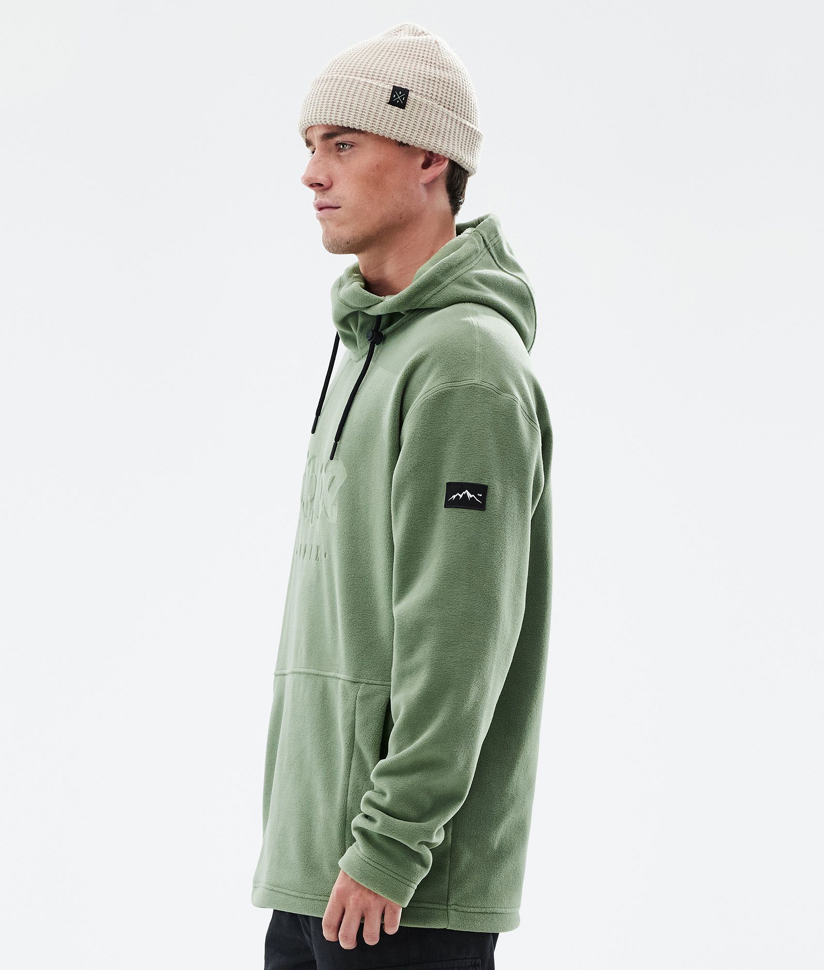 Green fleece hoodie online