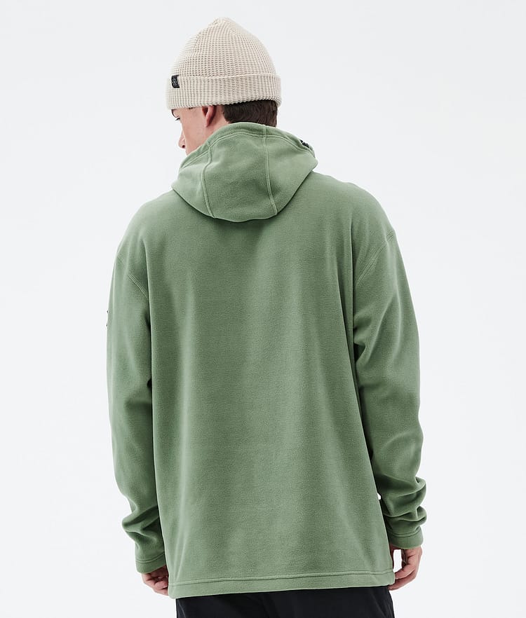 Cozy II Fleece Hoodie Heren Moss Green, Afbeelding 6 van 7