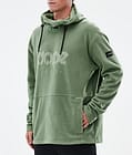 Cozy II Fleece-hoodie Herre Moss Green, Billede 7 af 7