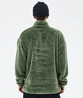 Pile Fleece Sweater Men Moss Green, Image 6 of 7