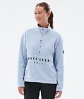 Comfy W Fleece Trui Dames Light Blue, Afbeelding 1 van 6