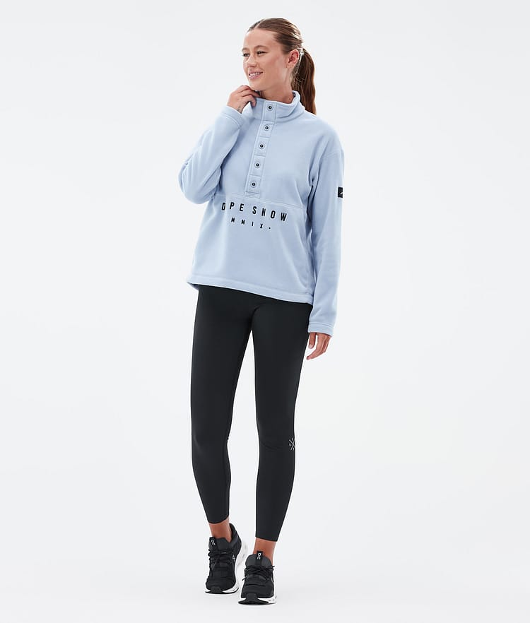 Comfy W Fleece Trui Dames Light Blue, Afbeelding 3 van 6