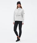 Comfy W Fleecepullover Damen Light Grey, Bild 3 von 6