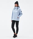 Cozy II W Fleece Hoodie Dames Light Blue, Afbeelding 3 van 7