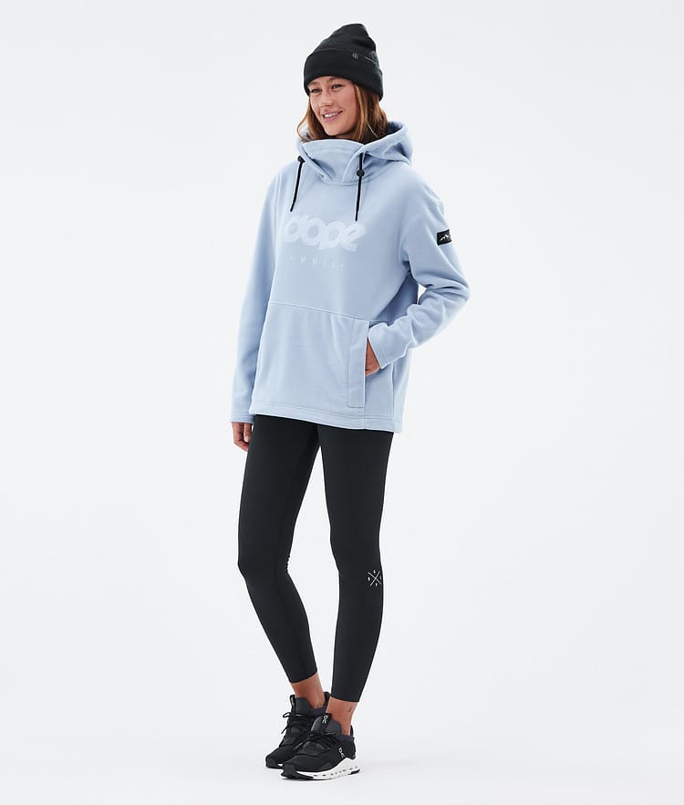 Cozy II W Pile con Cappuccio Donna Light Blue, Immagine 3 di 7