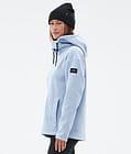 Cozy II W Pile con Cappuccio Donna Light Blue, Immagine 5 di 7