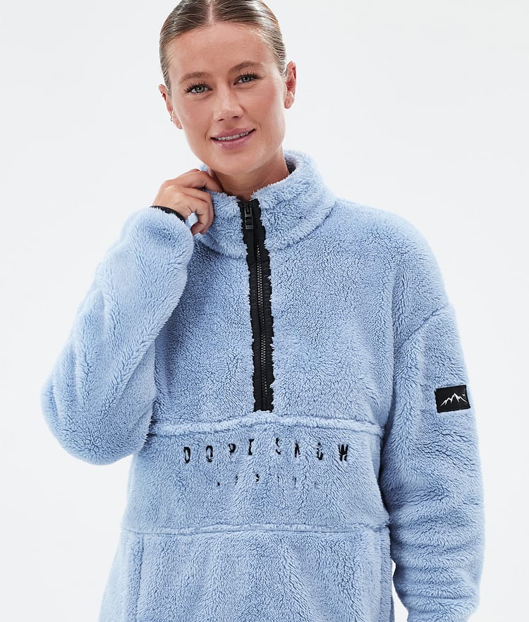 Pile W Fleecepullover Damen Light Blue, Bild 2 von 7