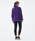 Pile W Fleece Sweater Women Vivid Purple, Image 4 of 7