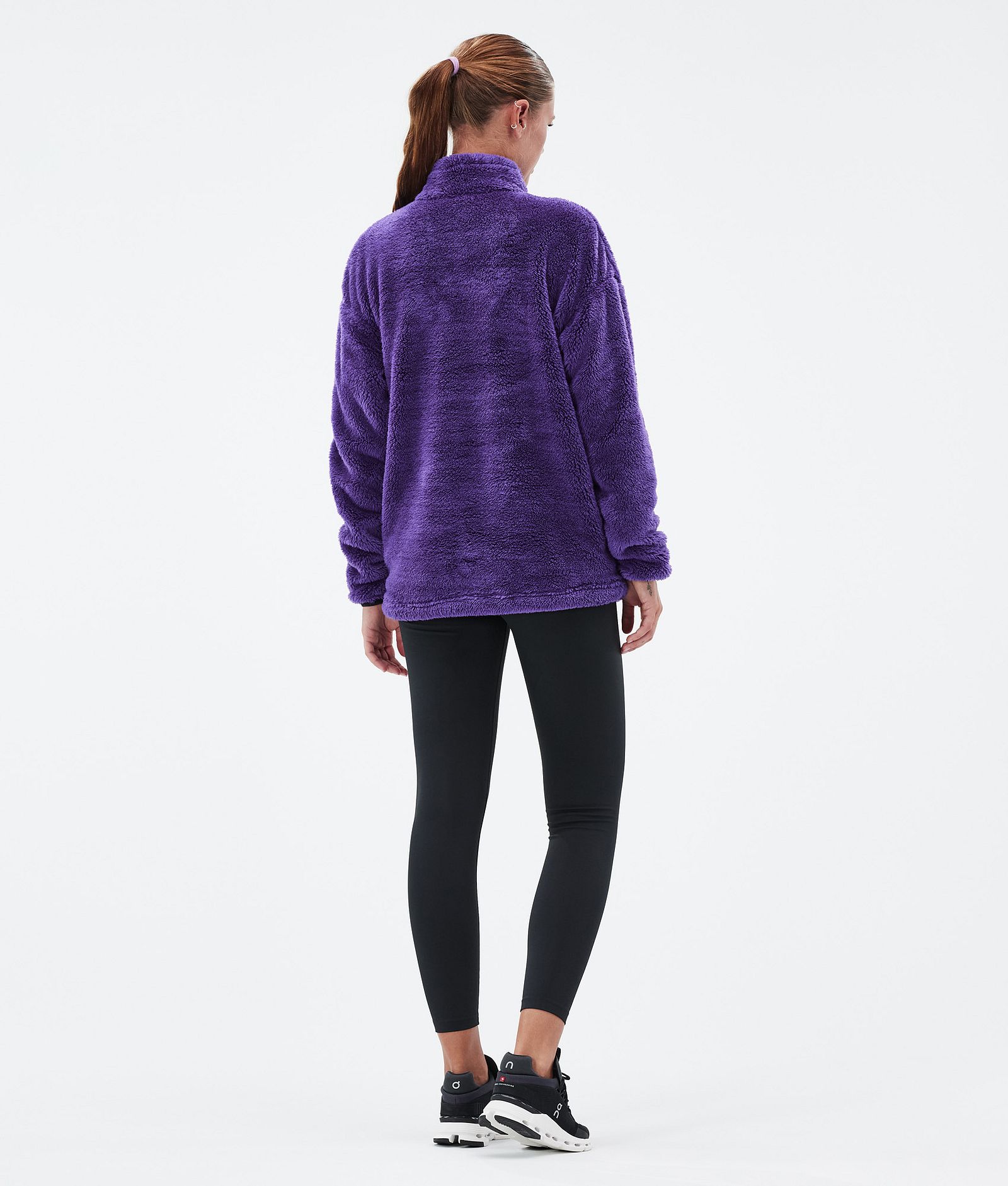 Pile W Fleece Trui Dames Vivid Purple, Afbeelding 4 van 7