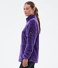 Pile W Fleece Sweater Women Vivid Purple, Image 5 of 7