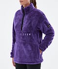 Pile W Fleecepullover Damen Vivid Purple, Bild 7 von 7