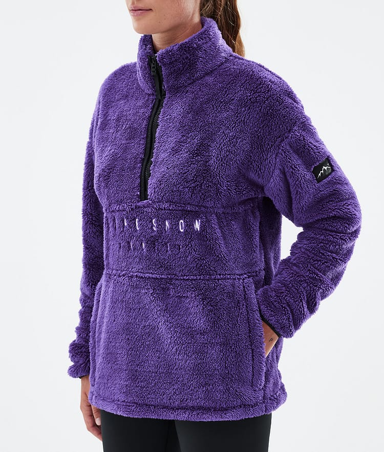 Pile W Sweat Polaire Femme Vivid Purple, Image 7 sur 7