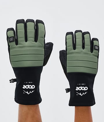 Ace 24 Ski Gloves Moss Green