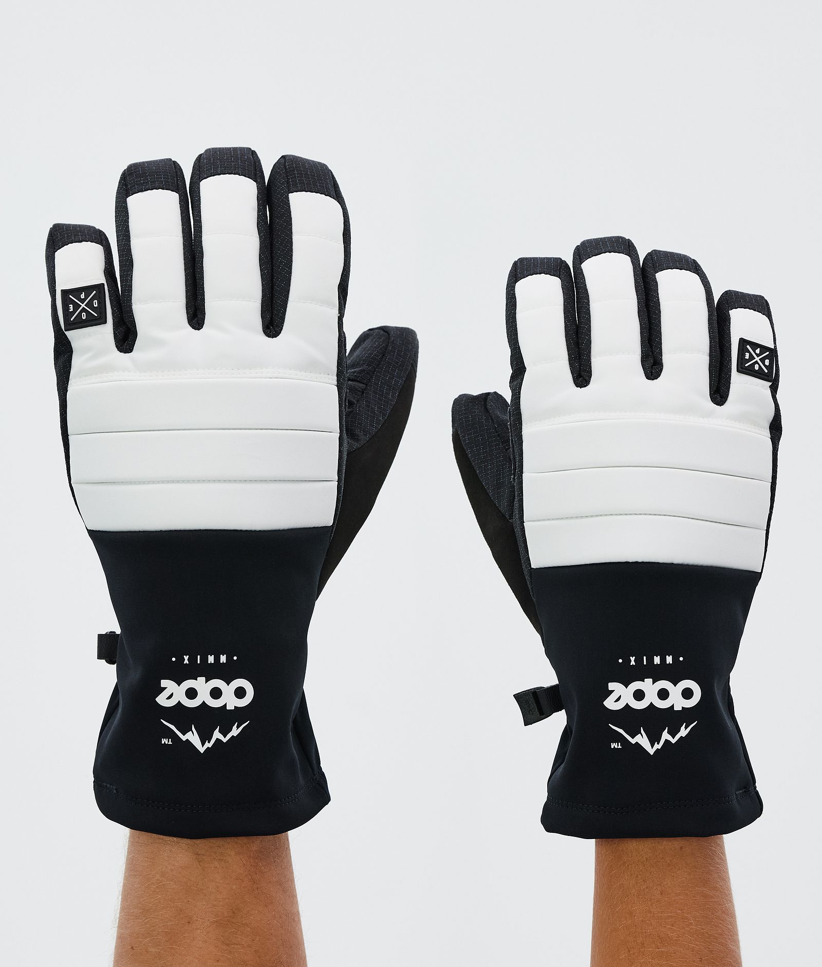 Ace Ski Gloves Whitish, Image 1 of 5