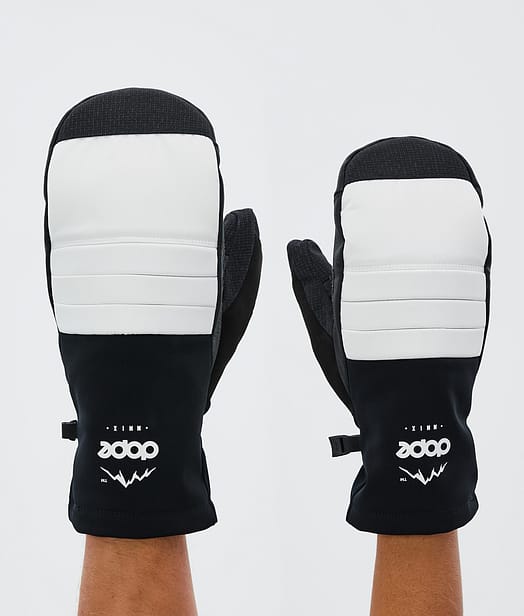 Ace Snow Mittens Whitish