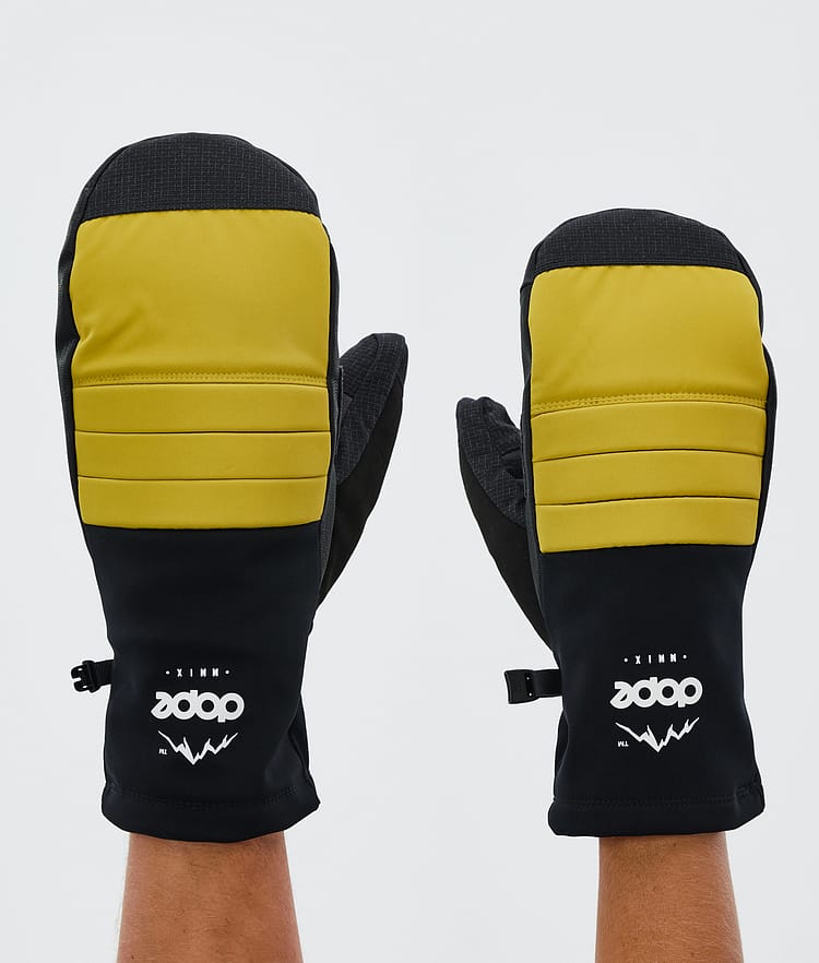 Ace Snow Mittens Yellow, Image 1 of 5