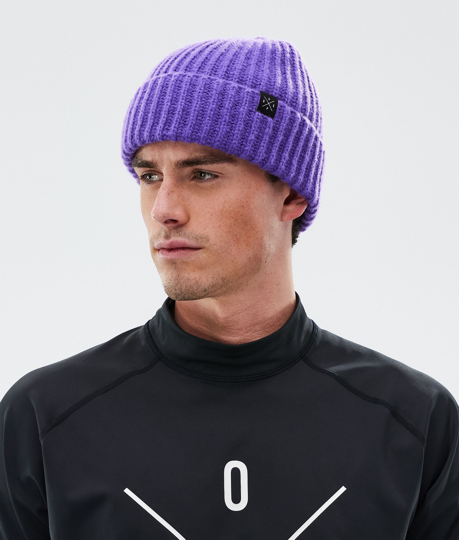 Chunky Czapka Beanie Vivid Purple, Zdjęcie 2 z 3