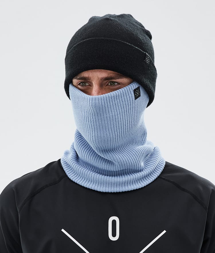 2X-Up Knitted Facemask Light Blue, Image 2 of 3