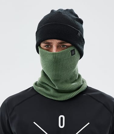 2X-Up Knitted Ansiktsmask Moss Green