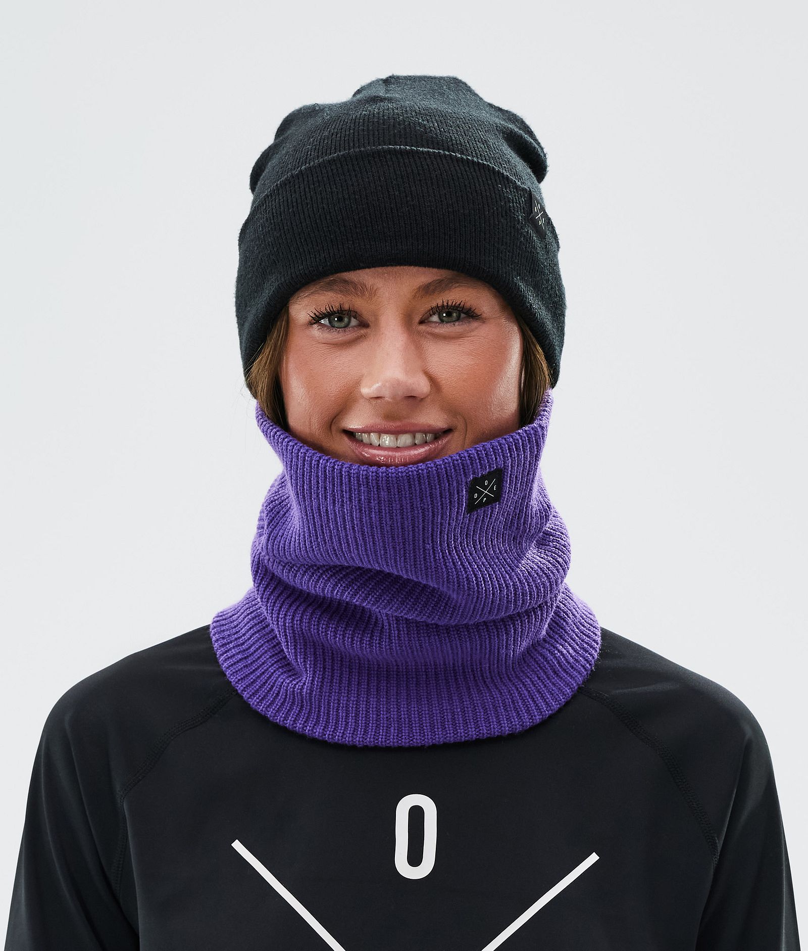 2X-Up Knitted Ansiktsmasker Vivid Purple, Bilde 3 av 3