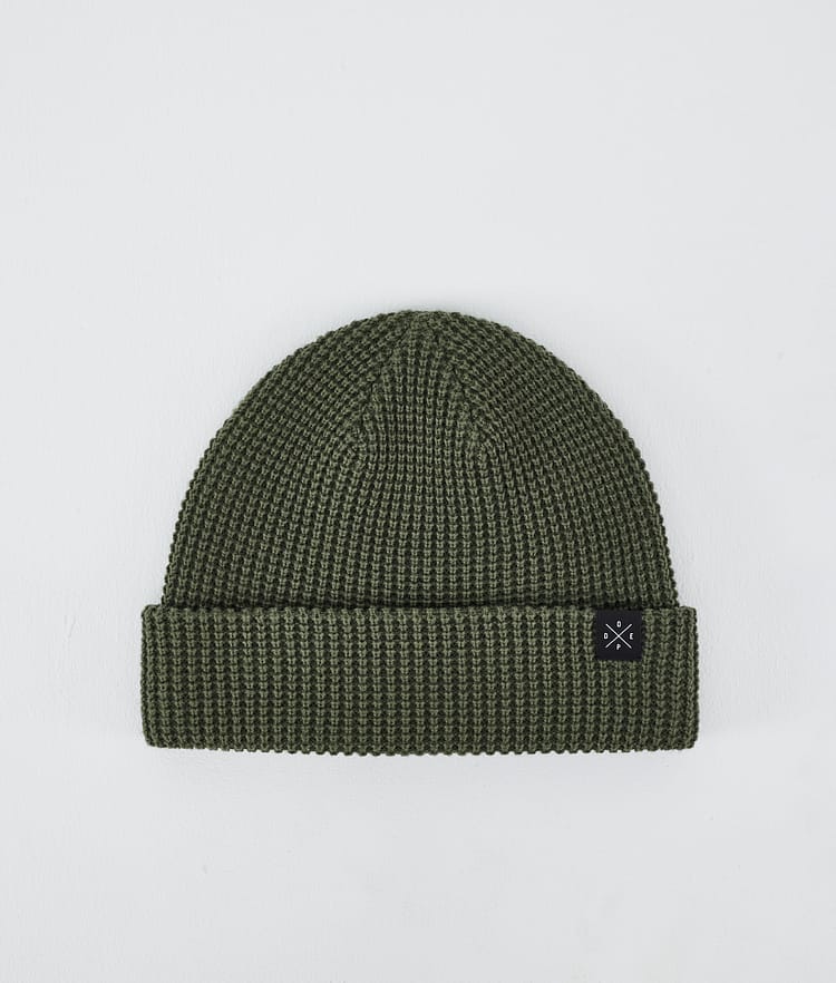 Fisherman Beanie Olive Green, Image 1 of 3