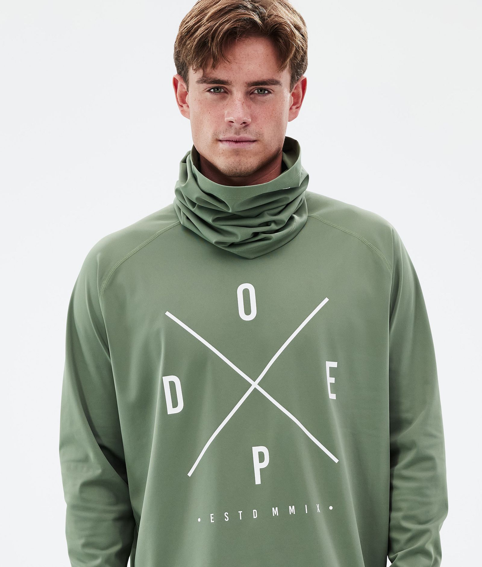 Snuggle Maglia Termica Uomo 2X-Up Moss Green, Immagine 2 di 7